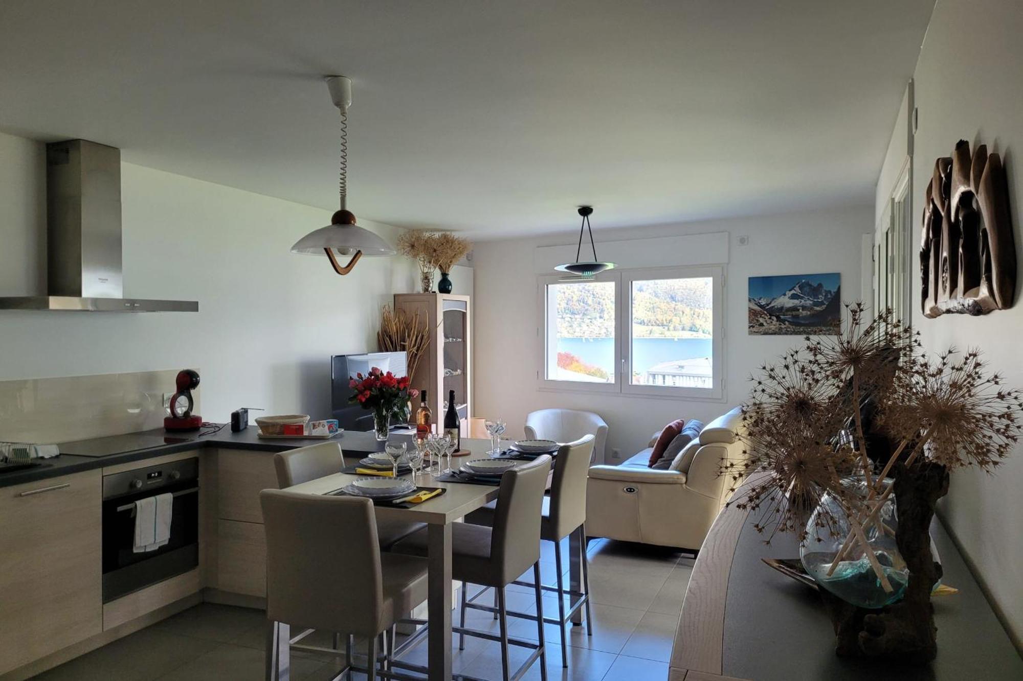 Le Tableau Du Lac 507 - 2 Bedrooms Apartment With Lake View Terrace Аннесі Екстер'єр фото